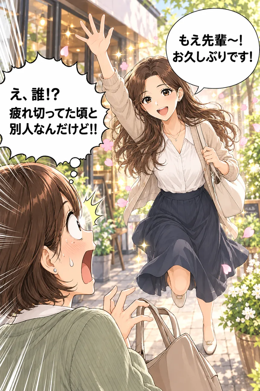 見違えるほど輝いた後輩ゆみとの再会